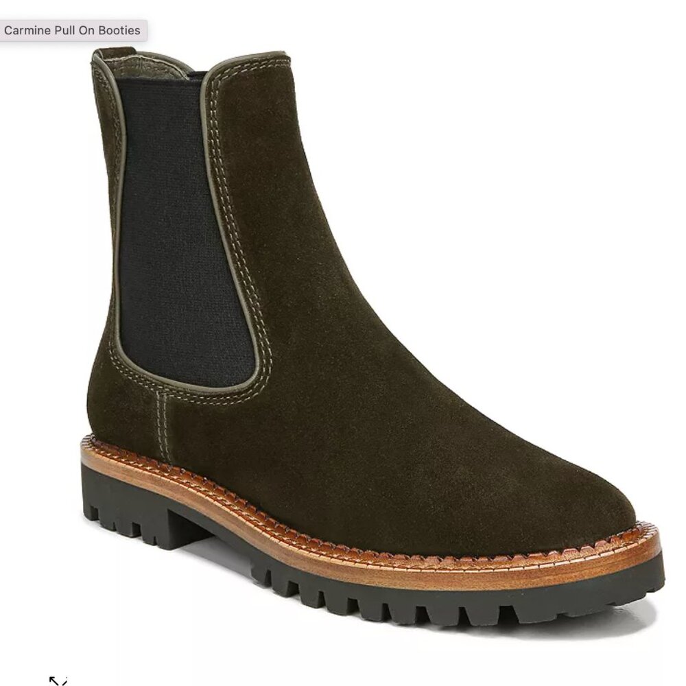 Vince Olive Boots Size 7.5
